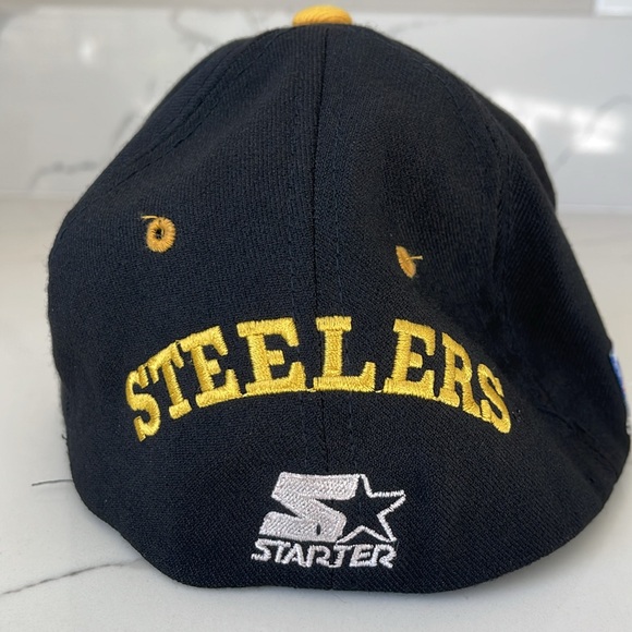 Vintage 90s Pittsburgh Steelers NFL Pro Line Fitted Hat / size 6 5/8 - 7 1/8 - Picture 5 of 8